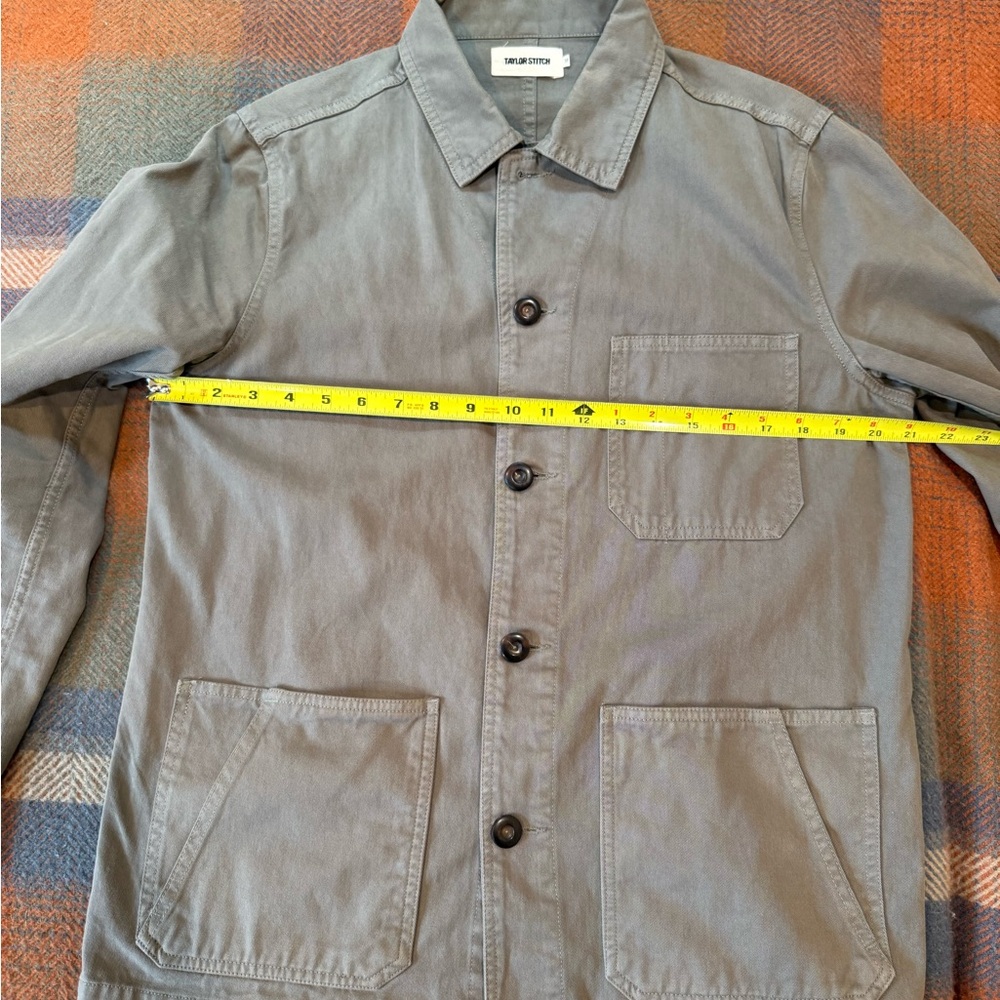Taylor Stitch Ojai Jacket Smoked Olive Foundation Twill - Picture 11 of 12
